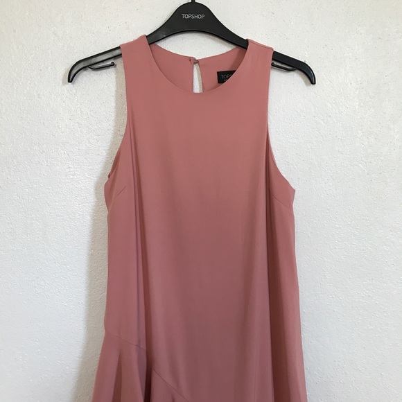 Topshop Assymetric Midi Dress - Picture 3 of 6